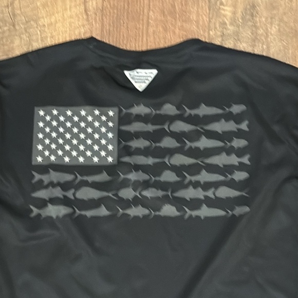 Columbia Men's Black Long Sleeve Shirt - Picture 4 of 4